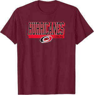 Carolina Hurricanes Faceoff Officially Licensed T-Shirt - T-Shirt | Maroon
