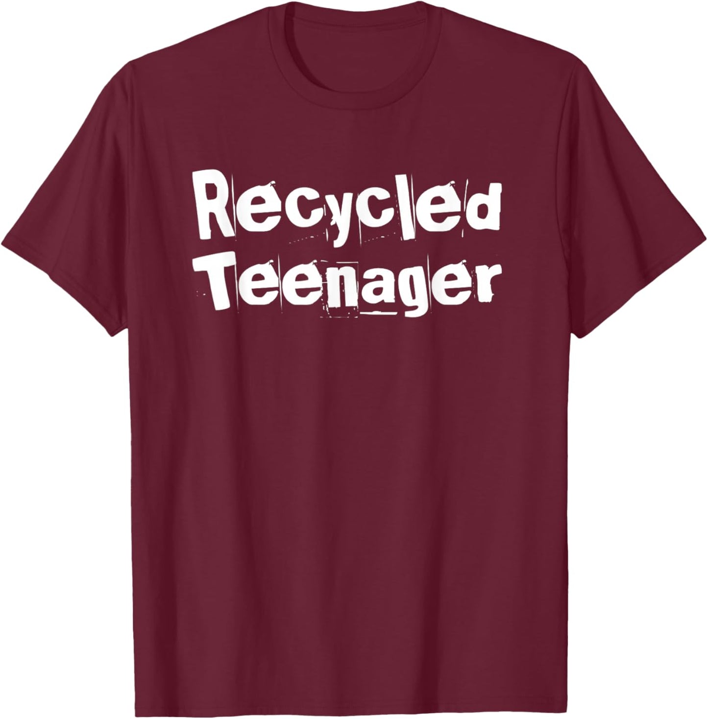 Recycled Teenager T-Shirt - T-Shirt | Maroon