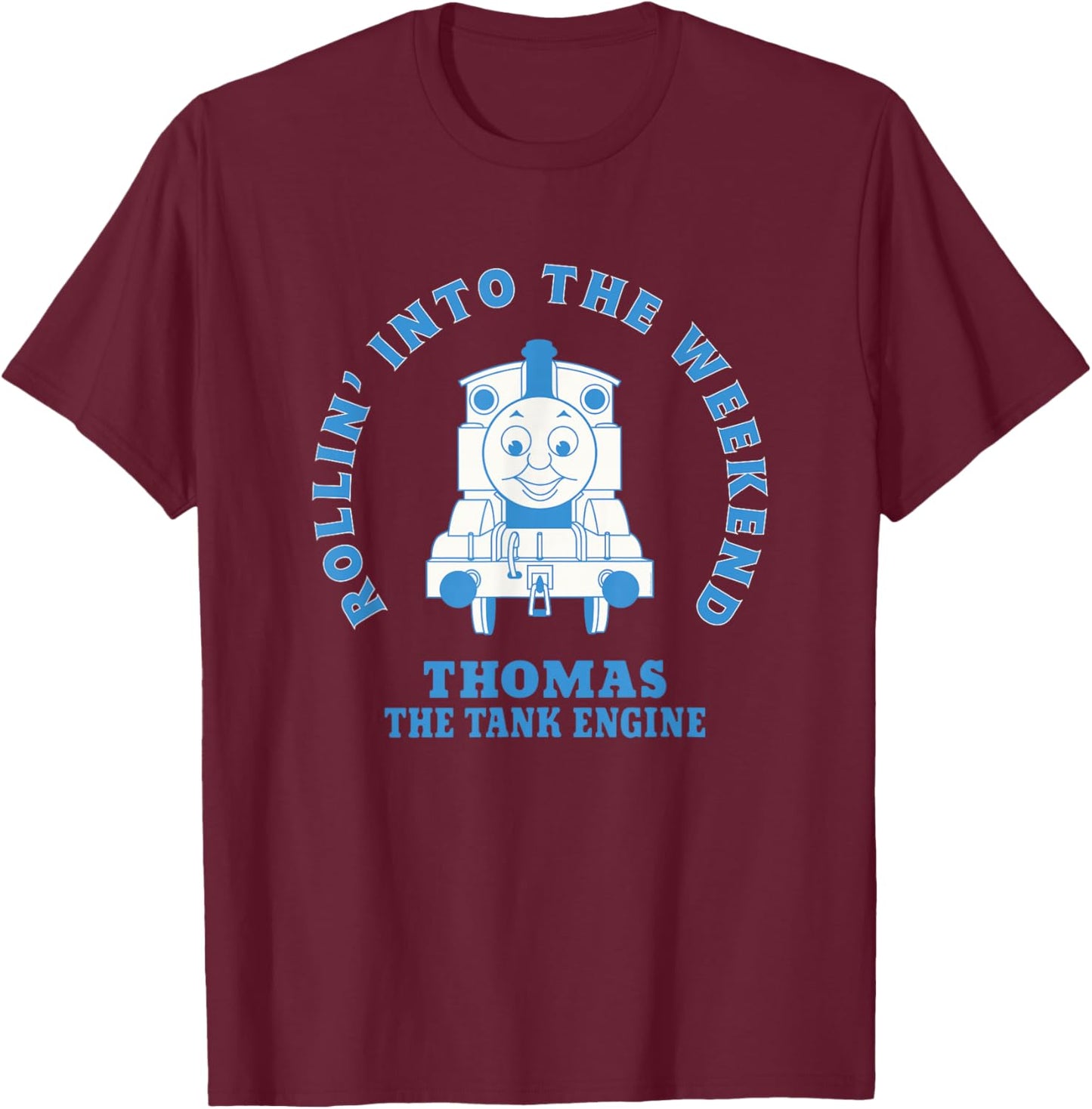 Thomas & Friends Rollin' Into the Weekend T-Shirt - T-Shirt | Maroon