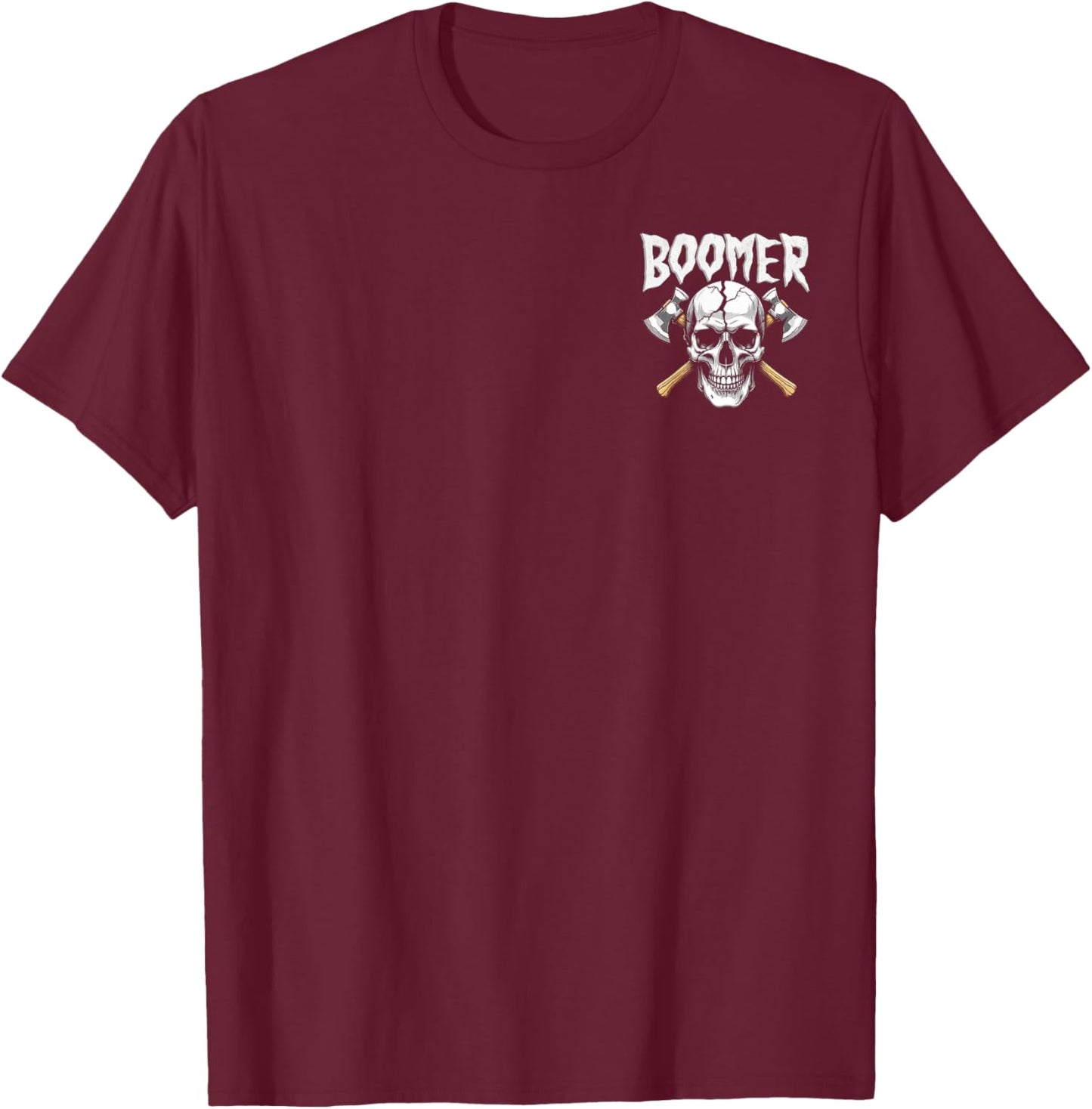 (2 Sided) Boomer I Can Fix Stupid But It's Gonna Hurt T-Shirt - T-Shirt | Maroon