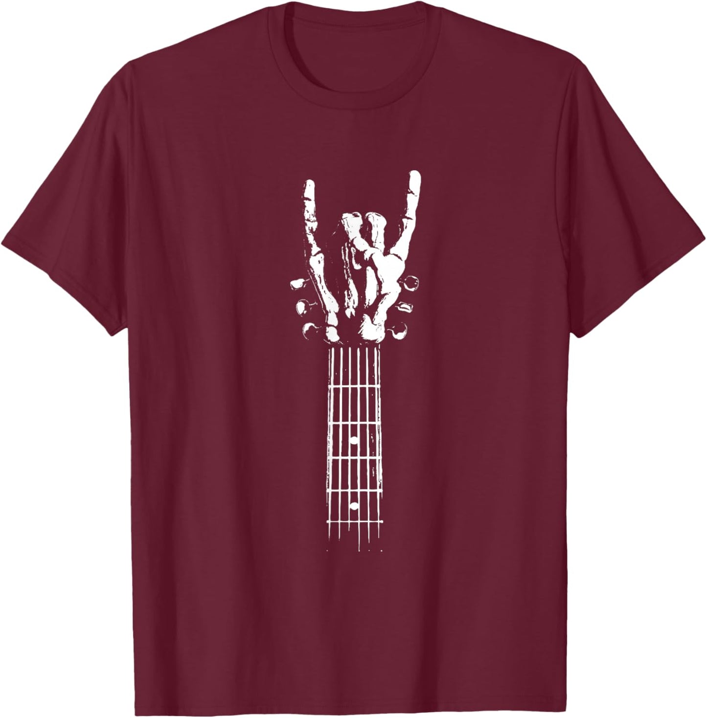 Touche Malo Cornuto Metal Heavy T-Shirt - T-Shirt | Maroon
