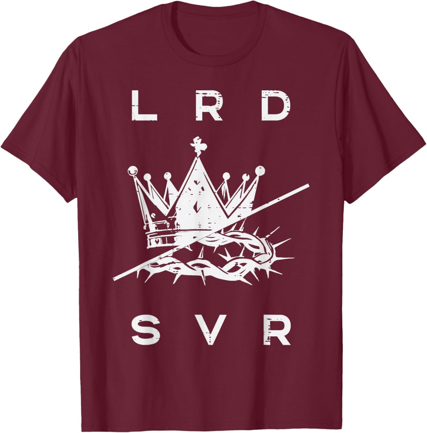 Christian Jesus Lord Saviour Religious Bible Women Men Kids T-Shirt - T-Shirt | Maroon