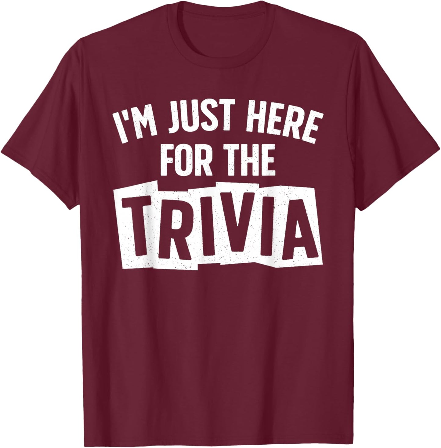Cool Trivia Design Women Trivia Night Trivia Lover T-Shirt - T-Shirt | Maroon