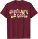 Therapy Is Cool Self Care Mental Health Matters Awareness T-Shirt - T-Shirt | Maroon