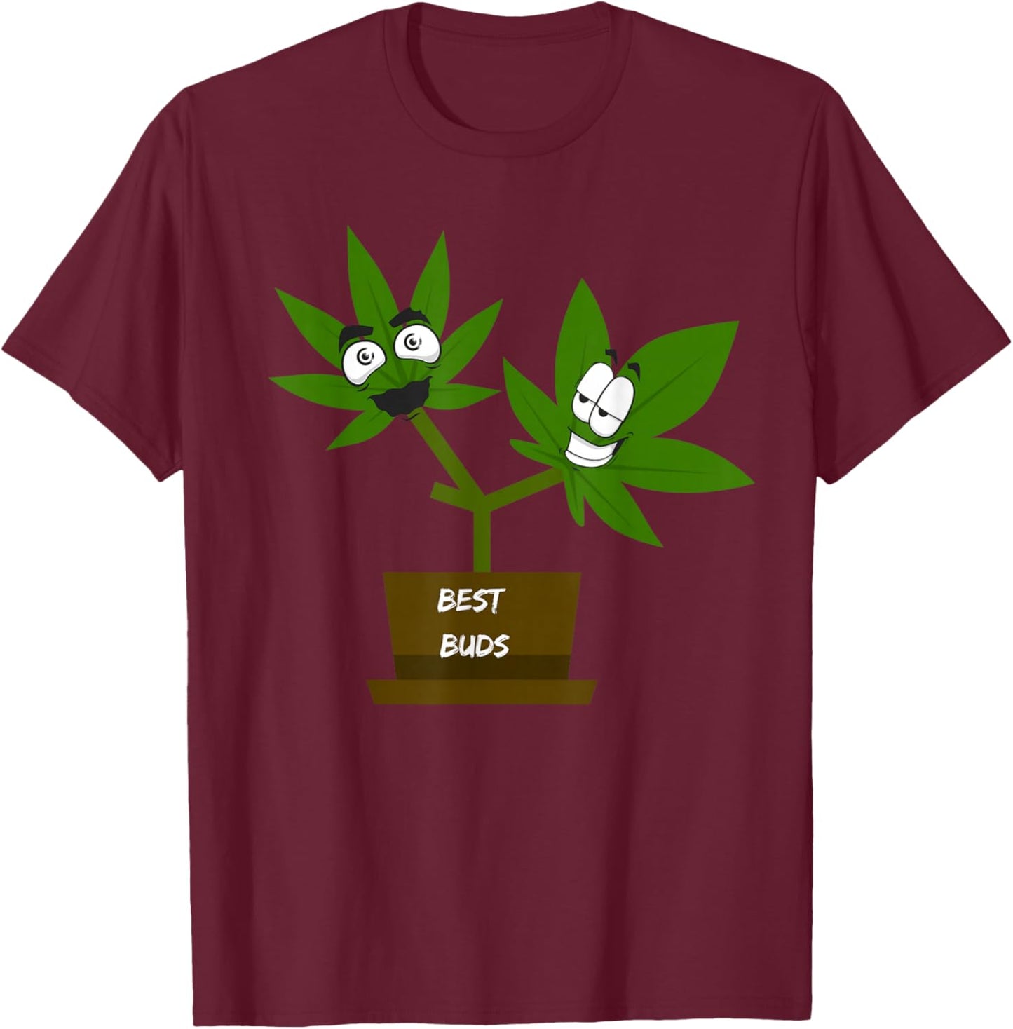 Funny Cannabis -Best Buds T-Shirt - T-Shirt | Maroon