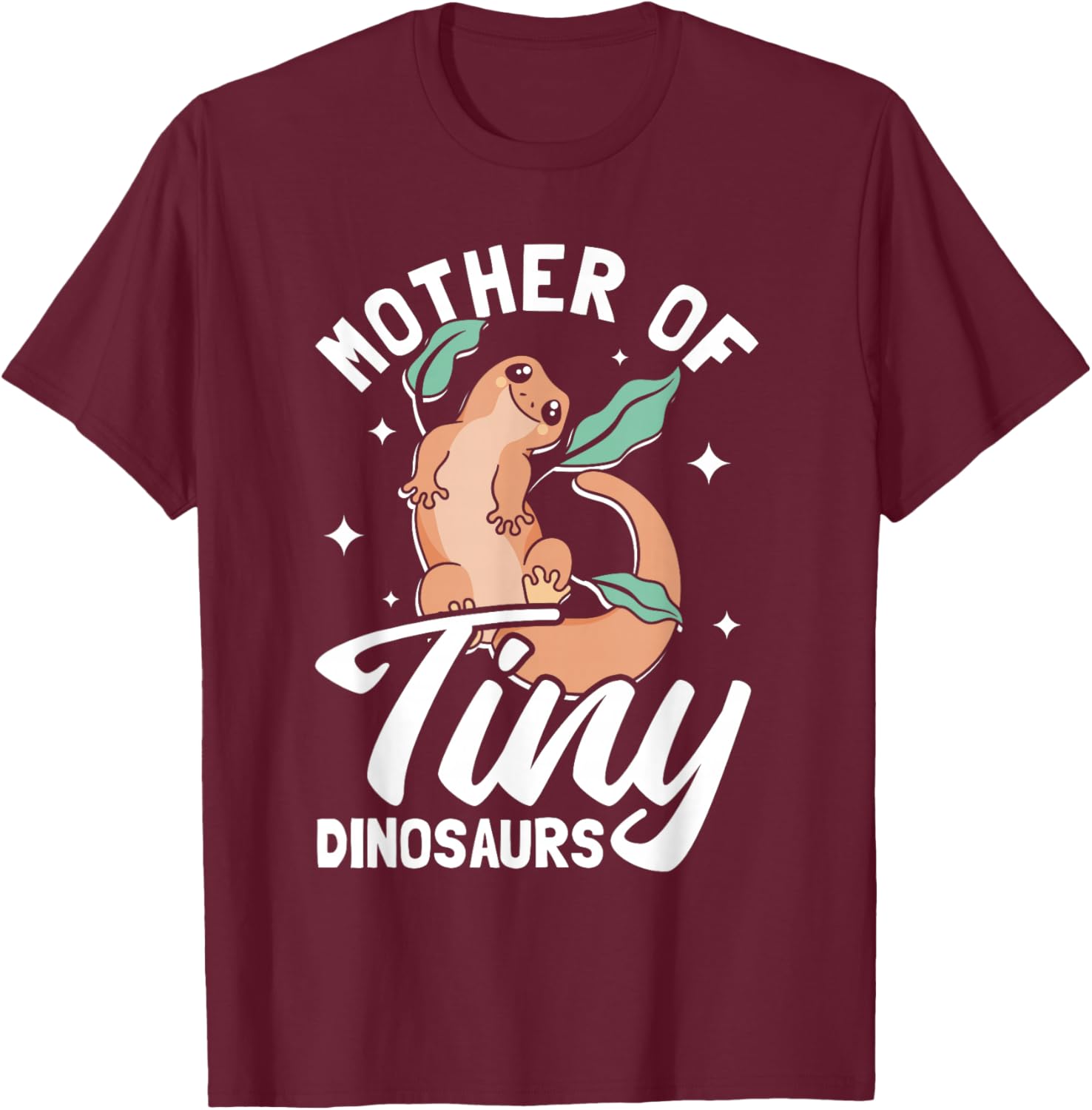 Gargoyle Gecko Reptile Lover | Funny Lizard Pet Owner T-Shirt - T-Shirt | Maroon