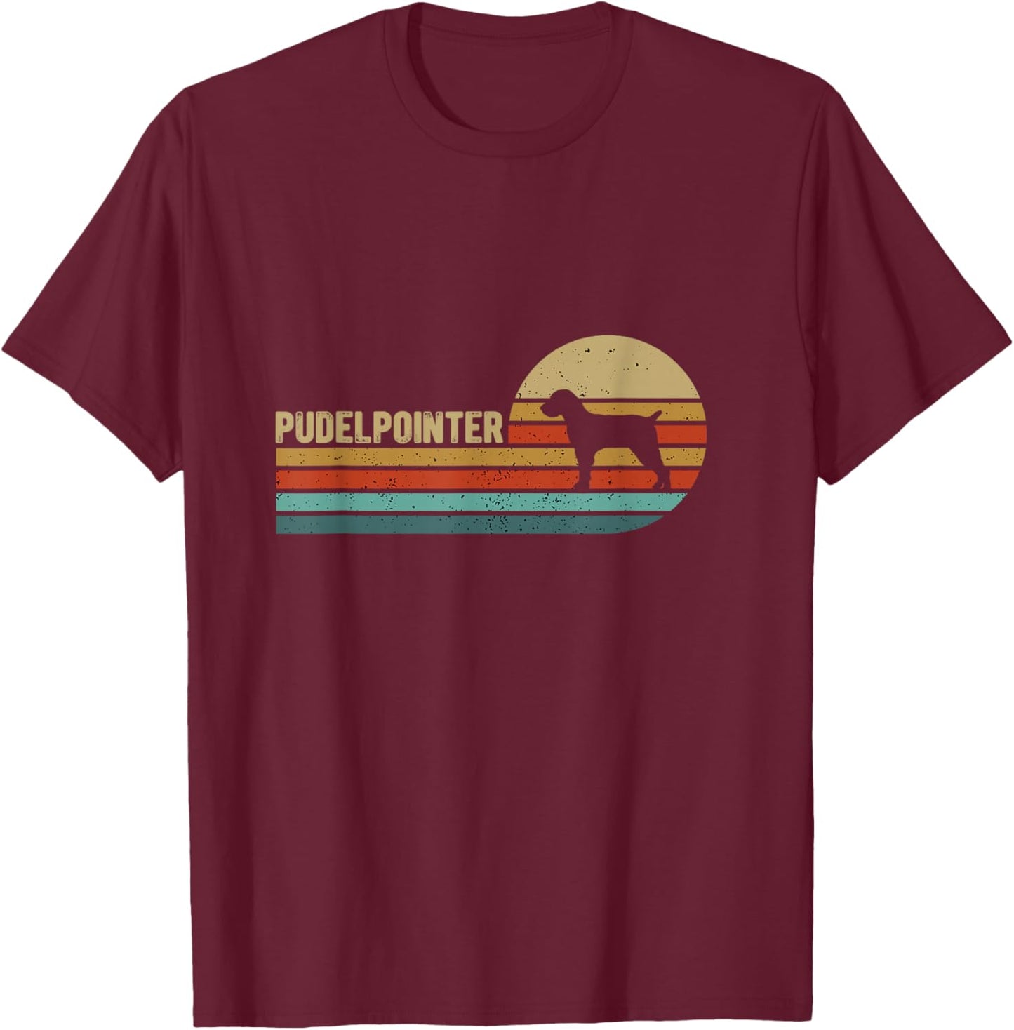 Poodle Pointer for Dogs T-Shirt - T-Shirt | Maroon