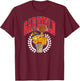 Garfield - Collegiate Basketball Hoop T-Shirt - T-Shirt | Maroon