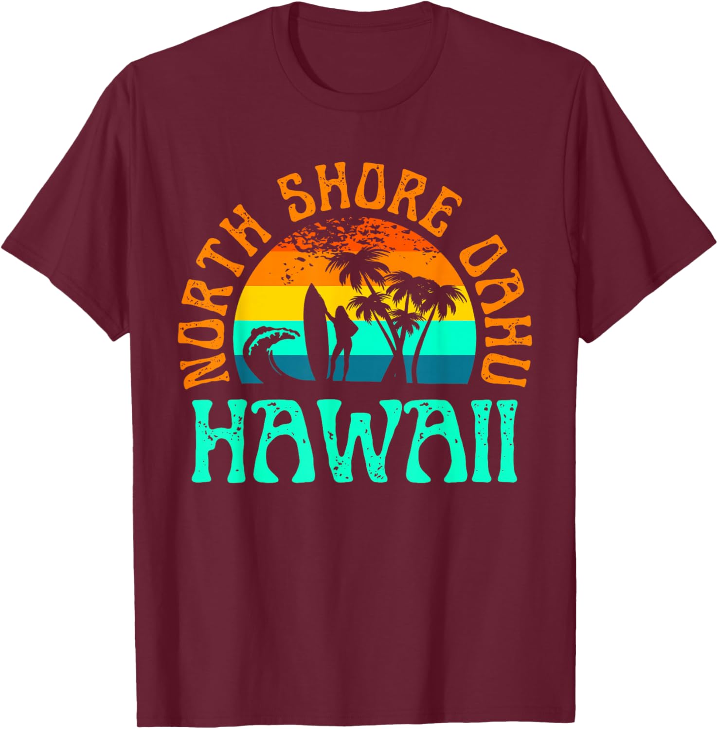 North Shore T-Shirt - T-Shirt | Maroon