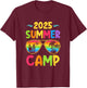 2025 Summer Camp 2025 Summer Vacation Matching Family Group T-Shirt - T-Shirt | Maroon