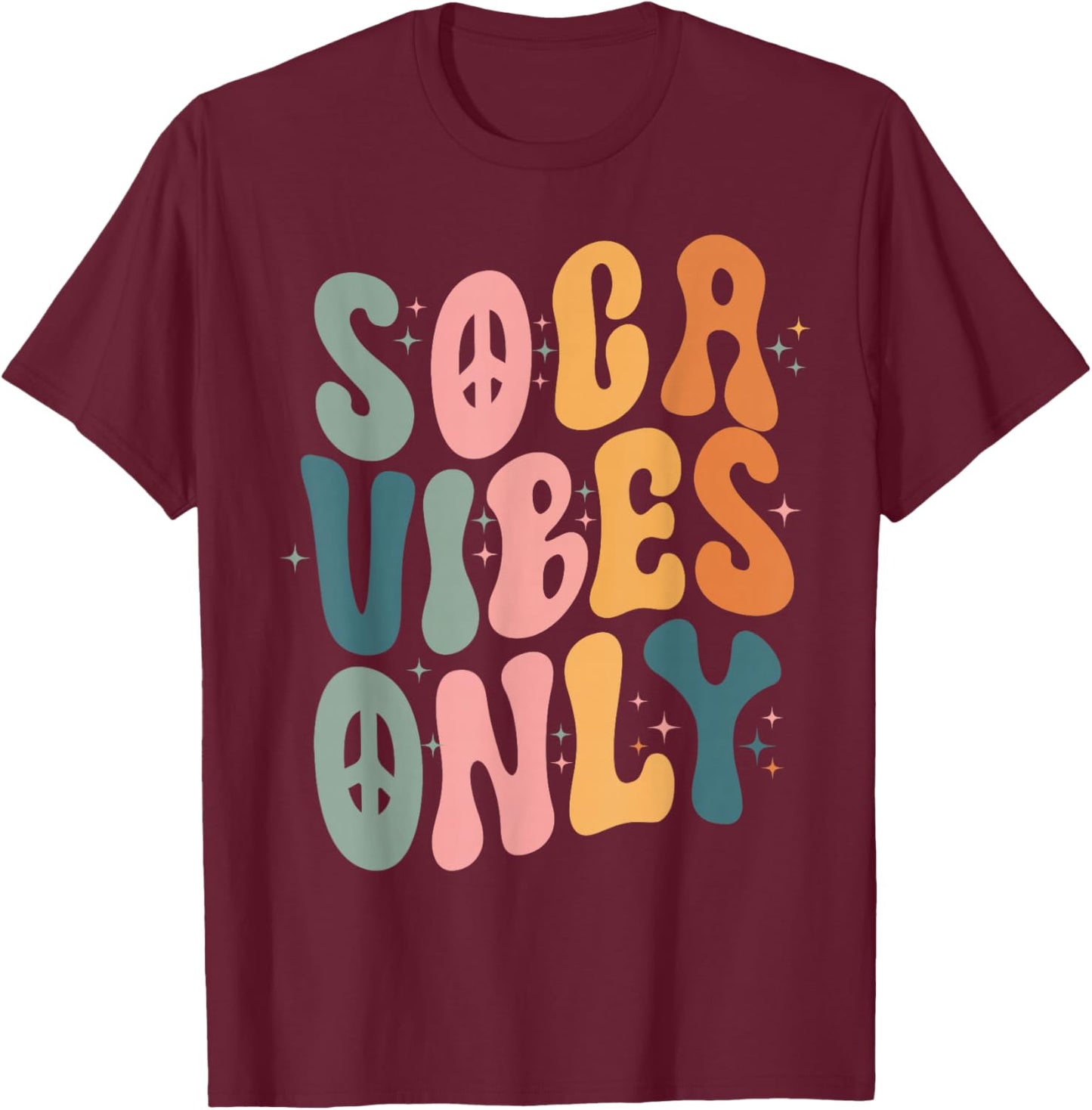 Soca For Sokah Music Trinidad & Tobacco Guyanese Carnival T-Shirt - T-Shirt | Maroon