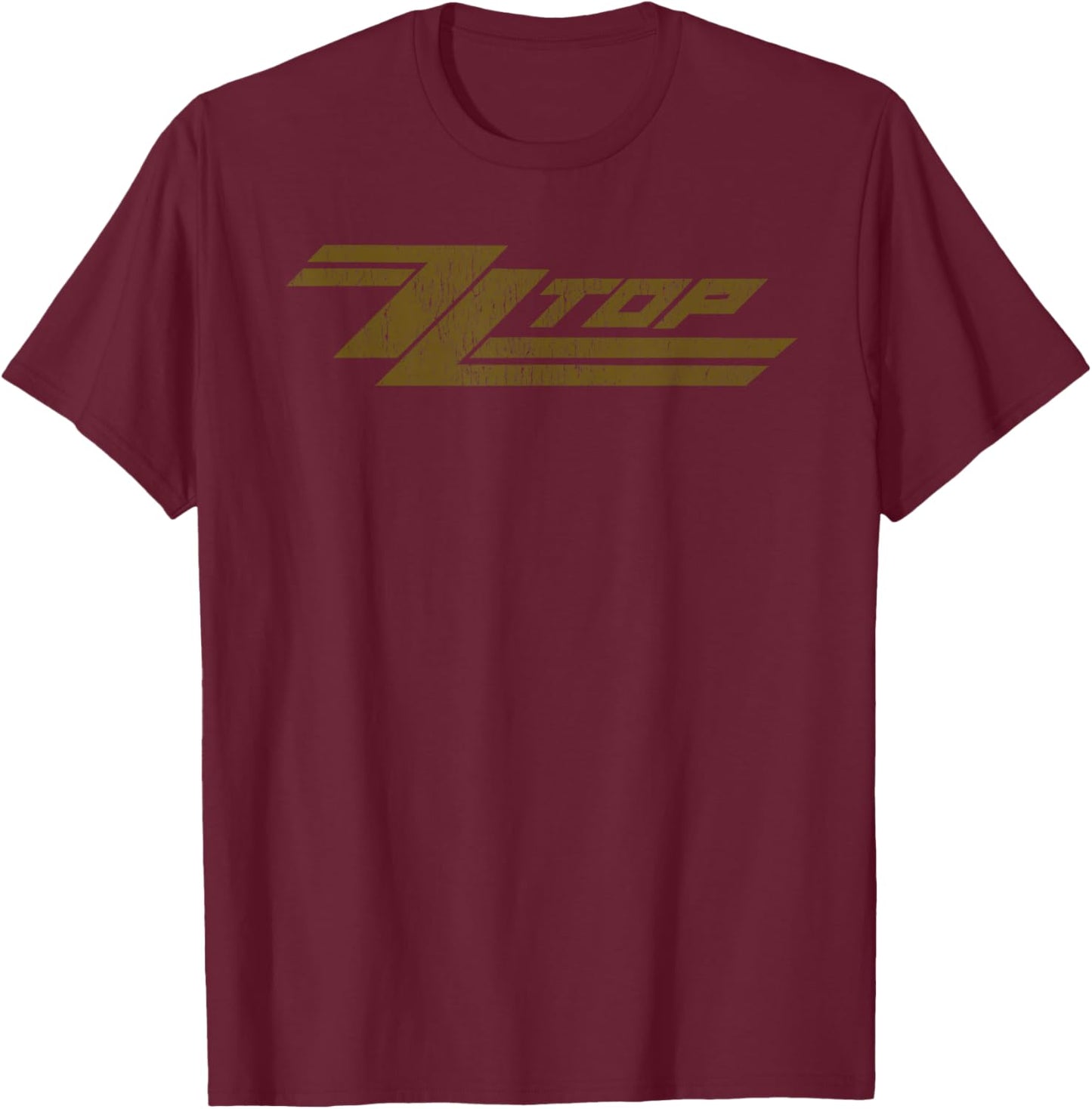 ZZ Top Classic Logo T-Shirt - T-Shirt | Maroon