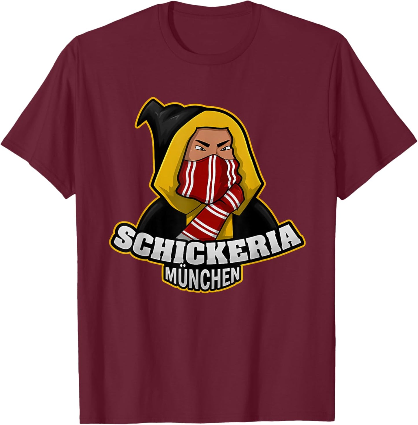 Schickeria München T-Shirt - T-Shirt | Maroon