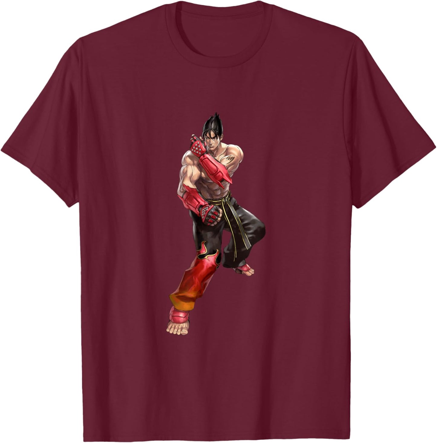 TEKKEN7 JIN Kazama 003 T-Shirt - T-Shirt | Maroon