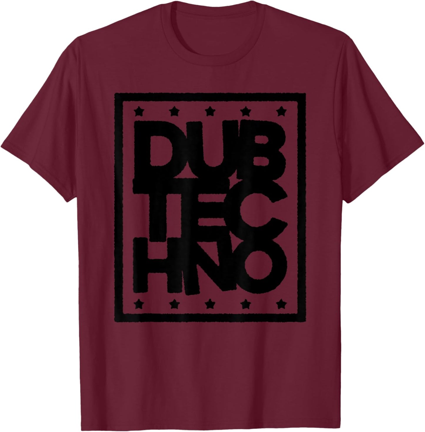 Dub Techno Music Shirt - The Dark Remix Edition T-Shirt - T-Shirt | Maroon