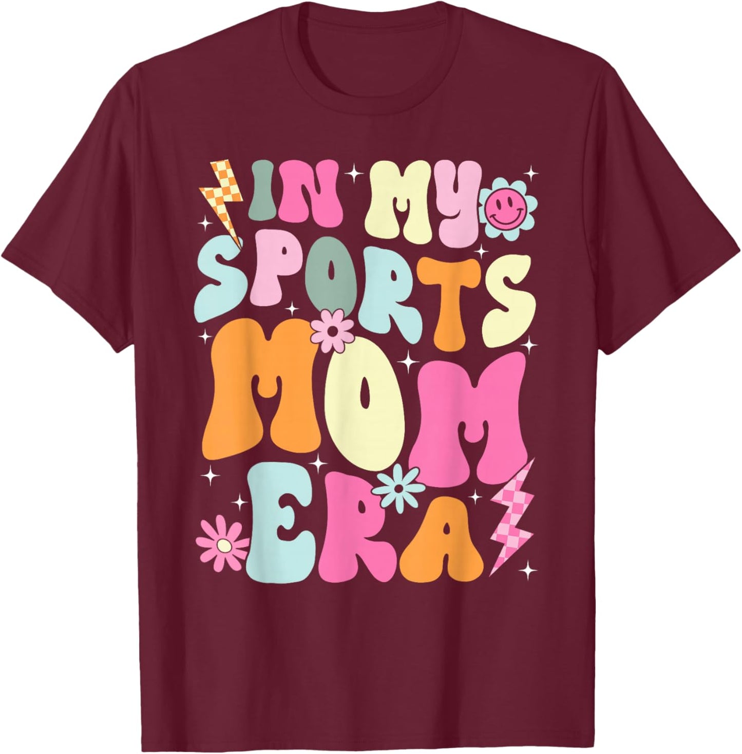 Sports Mom Era Sports Mom Life Kat In My Sports Mom Era Sports Mom Life Sports Lover Trendy T-Shirt - T-Shirt | Maroon