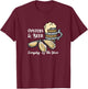 Oysters & Beer Everyday Of The Year Seafood Enthusiasts T-Shirt - T-Shirt | Maroon