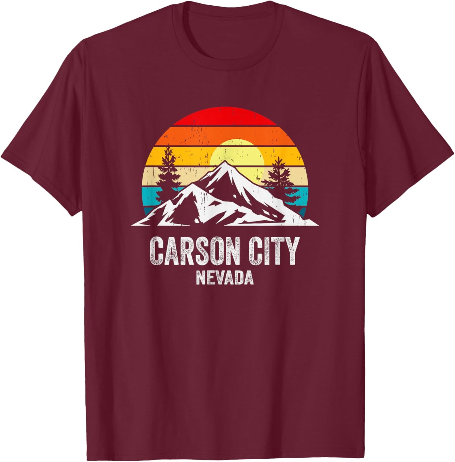 Carson City T-Shirt - T-Shirt | Maroon