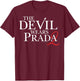 The Devil Wears Prada 2 Official Logo 2 As Red Devil's Tail T-Shirt - T-Shirt | Maroon