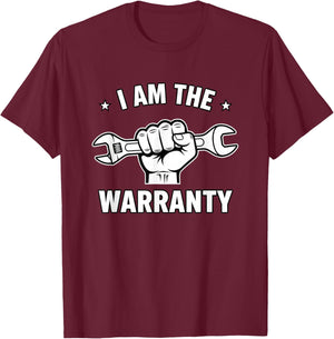 Mechanic I Am The Warranty Wrench Design Garage Repair T-Shirt - T-Shirt | Maroon