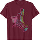 Funny Basketball Kids Youth Player Basketball Teens T-Shirt - T-Shirt | Maroon
