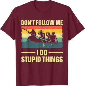 Best Rafting Art Women Whitewater River Raft Rafting T-Shirt - T-Shirt | Maroon