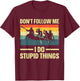 Best Rafting Art Women Whitewater River Raft Rafting T-Shirt - T-Shirt | Maroon