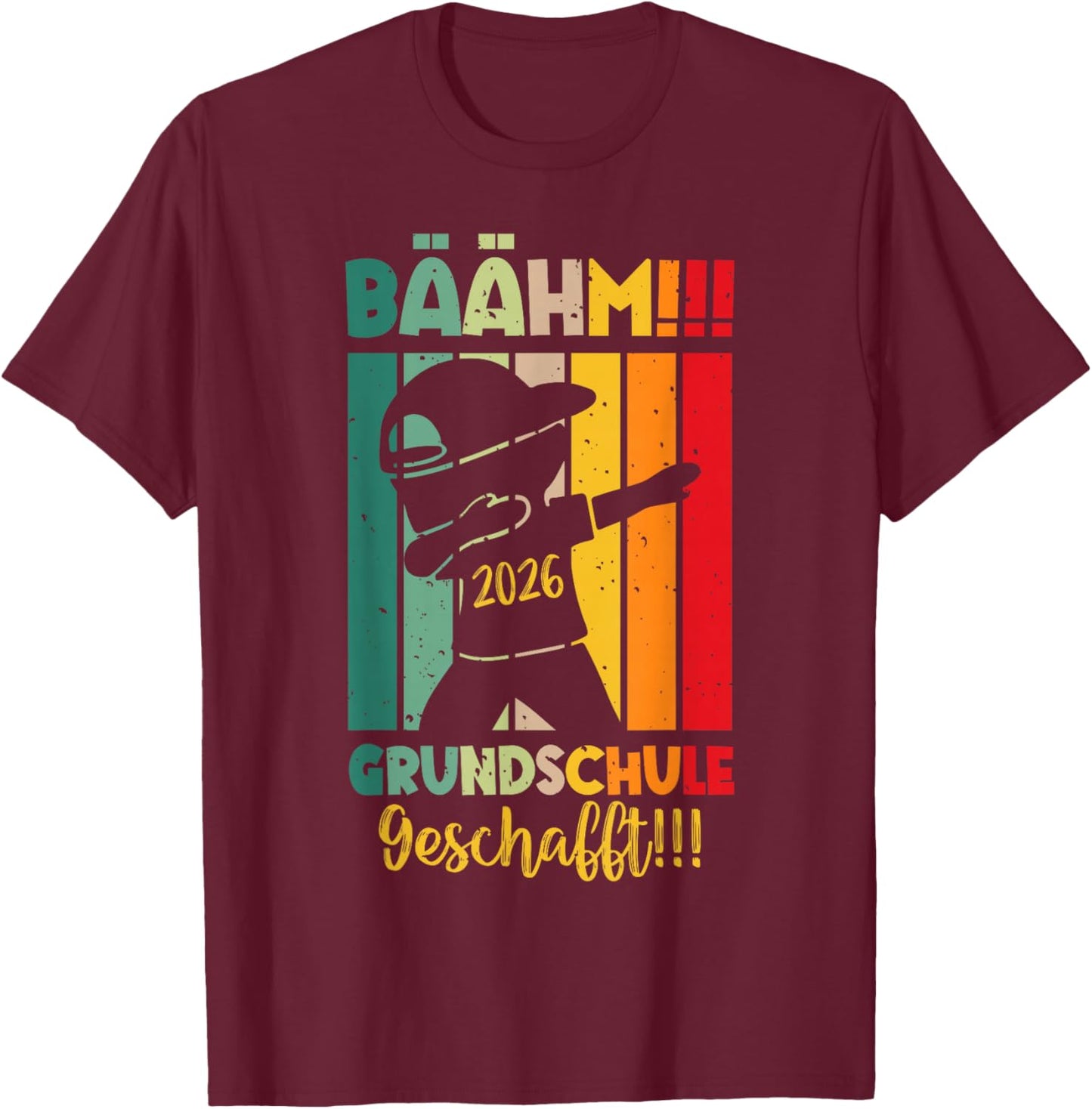 Grundschule Absolvent Abgänger Grundschule Abschluss 2026 T-Shirt - T-Shirt | Maroon