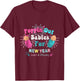 Poppin' Out Babies For The New Year Labor & Delivery 2025 T-Shirt - T-Shirt | Maroon