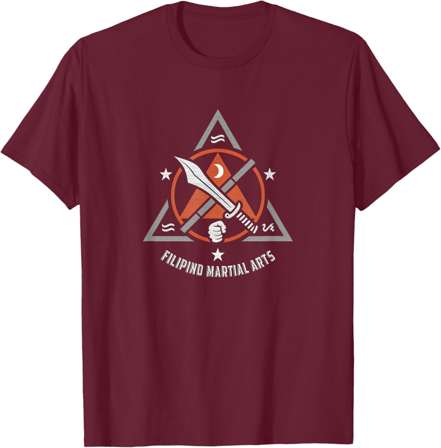 FMA, Kali Eskrima Arnis T-Shirt - T-Shirt | Maroon
