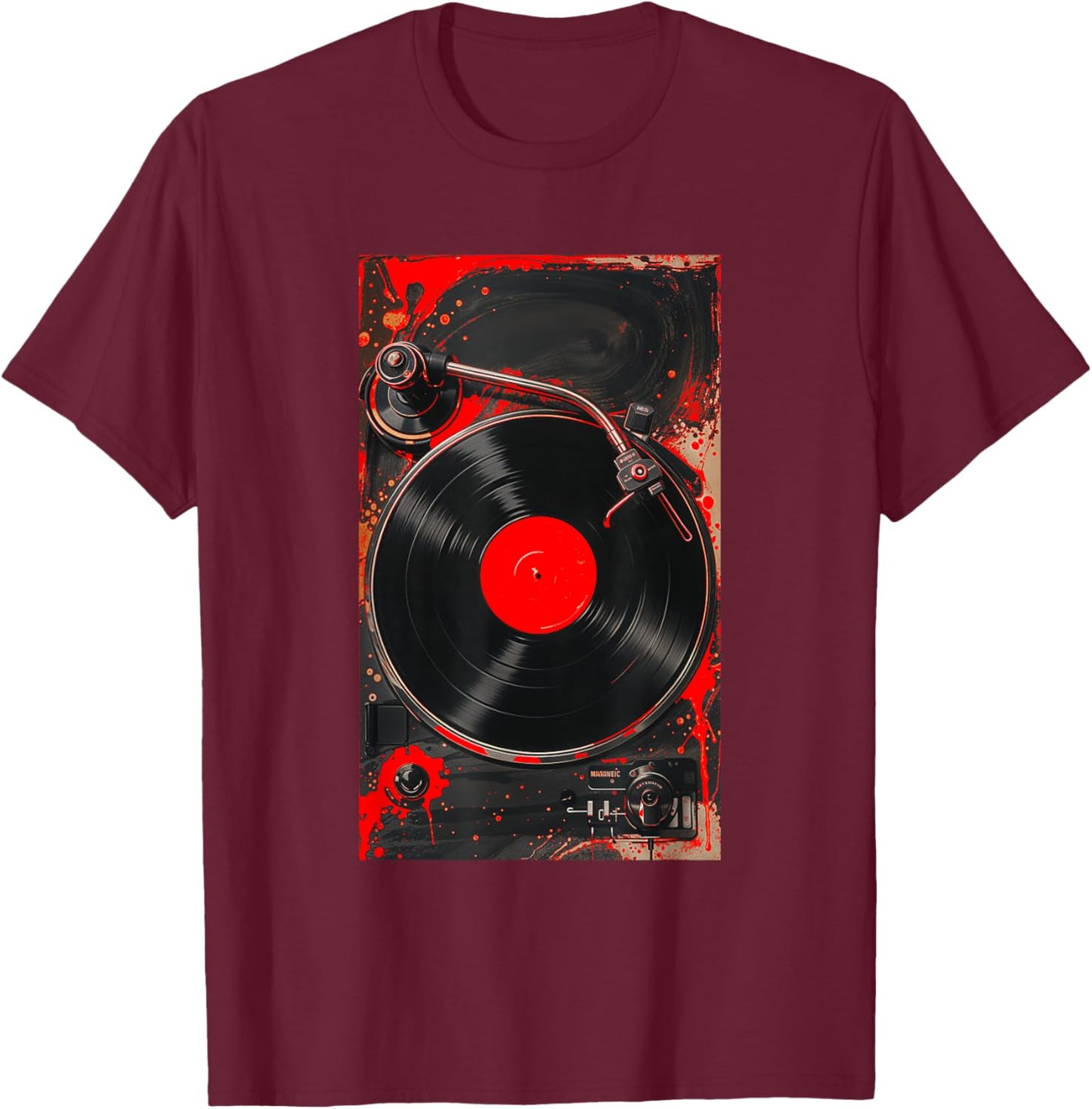 Red For The Record Red Graphic T-Shirt - T-Shirt | Maroon