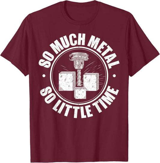 Cnc Machinist Cnc Operator Cnc Machine Gift Vintage T-Shirt - T-Shirt | Maroon
