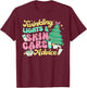 Twinkling Lights & Skin Care Advice, Dermatology Nurse Xmas T-Shirt - T-Shirt | Maroon