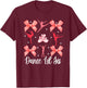 Dance Lil Sis Dance Little Sister Of A Dancer Little Sister T-Shirt - T-Shirt | Maroon