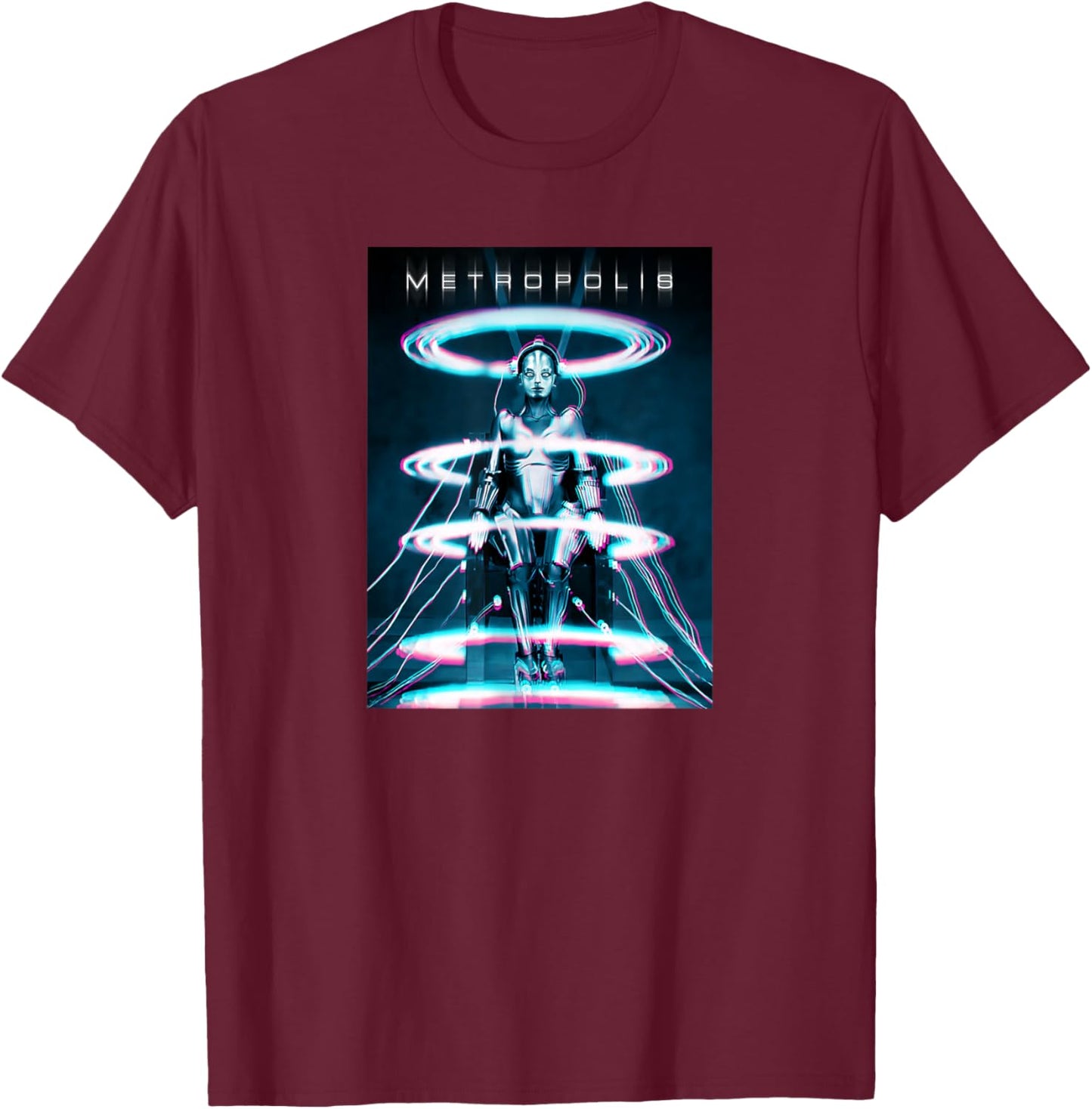 Metropolis Maria Robot T-Shirt - T-Shirt | Maroon