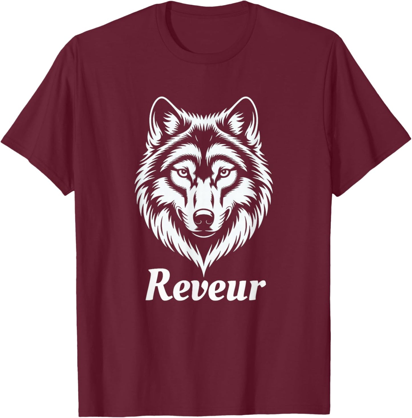 Reveur House of Dreamers, Retro RCA School Spirit T-Shirt - T-Shirt | Maroon