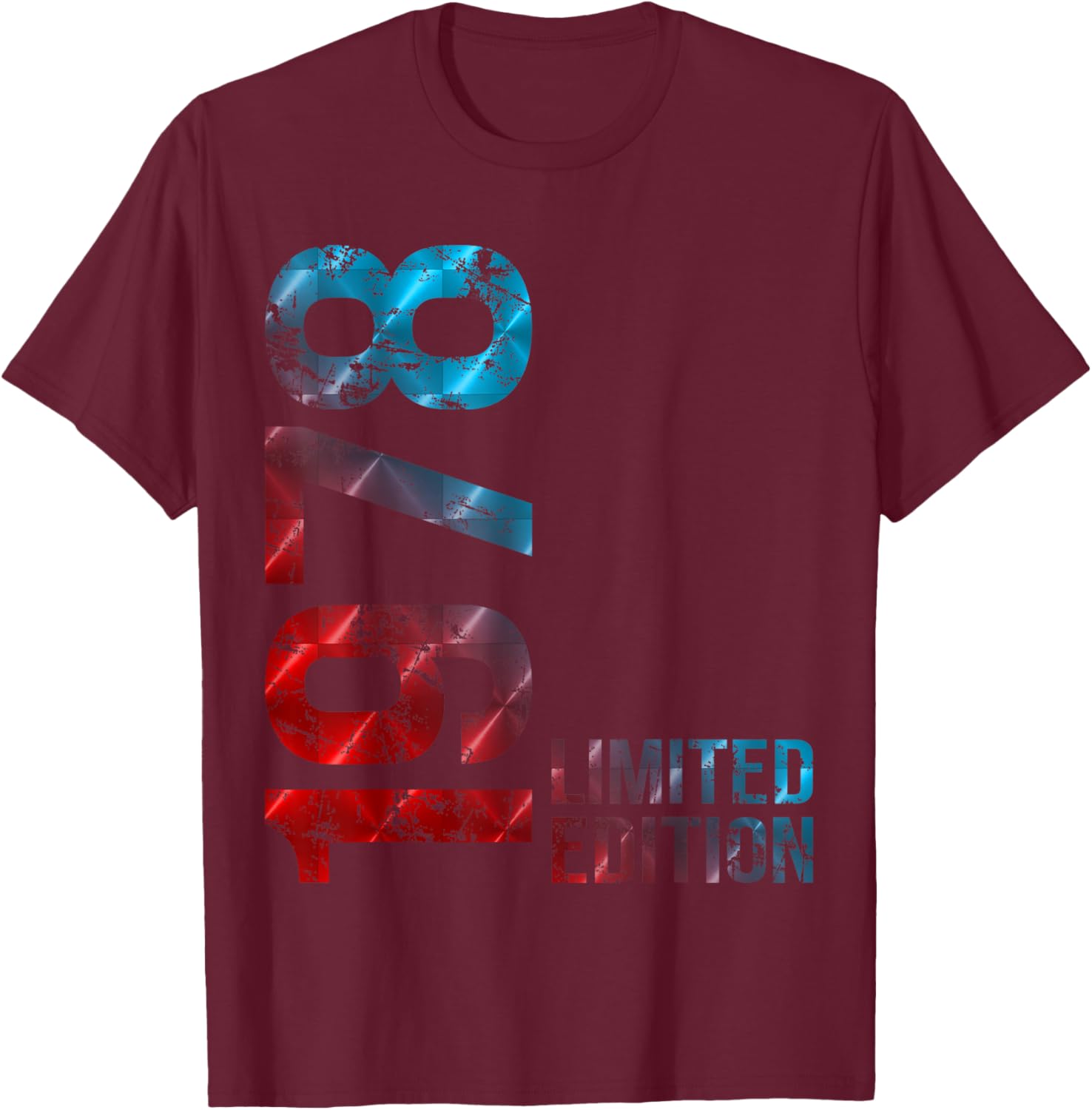48th Birthday Man Woman 48 Years 1978 T-Shirt - T-Shirt | Maroon