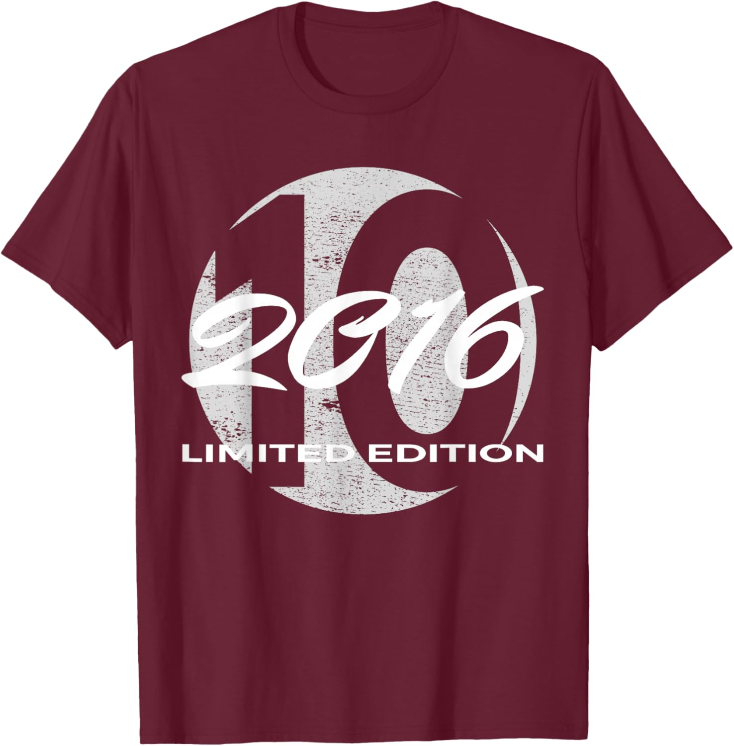 10th Birthday Girl Boy 10 Years 2016 Funny Gift T-Shirt - T-Shirt | Maroon