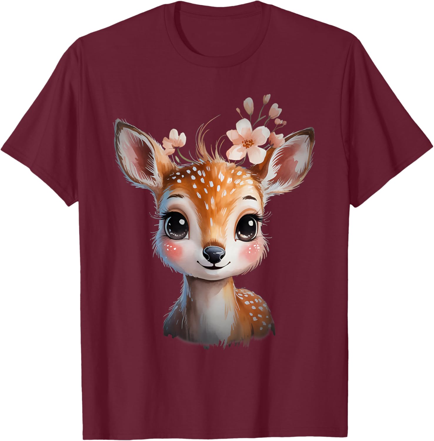 Deer Costume Women's Dirndl Costume Carnival T-Shirt - T-Shirt | Maroon