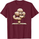 Funny Yoga Poodle Dog Cute Meditation T-Shirt - T-Shirt | Maroon