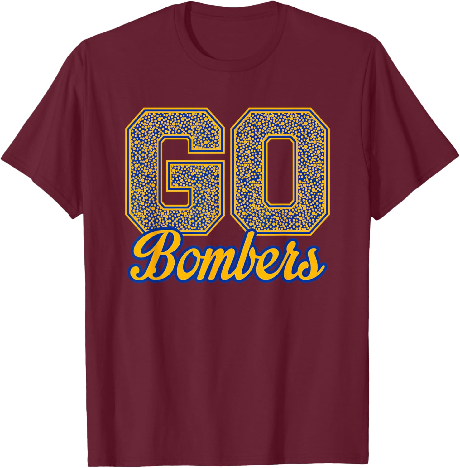 Mountain Home Bombers GO! School Pride T-Shirt - T-Shirt | Maroon
