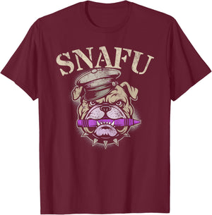 Proud Snafu I Eat Crayons Corp Team Military Jarhead Eater T-Shirt - T-Shirt | Maroon
