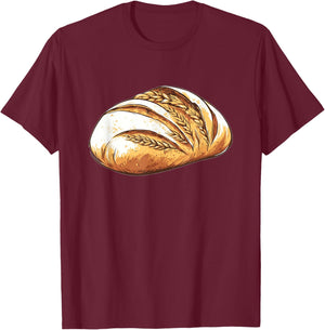 Loaf of Bread Men Women Joke Humor T-Shirt - T-Shirt | Maroon