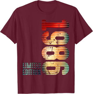 40. Geburtstag Mann Frau 40 Jahre 1986 Deko Geschenk Lustig T-Shirt - T-Shirt | Maroon