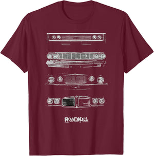 Roadkill Grilles Adult T-Shirt - T-Shirt | Maroon