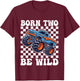 2nd Birthday Monster Truck 2 Year Old Boys 2nd Party T-Shirt - T-Shirt | Maroon