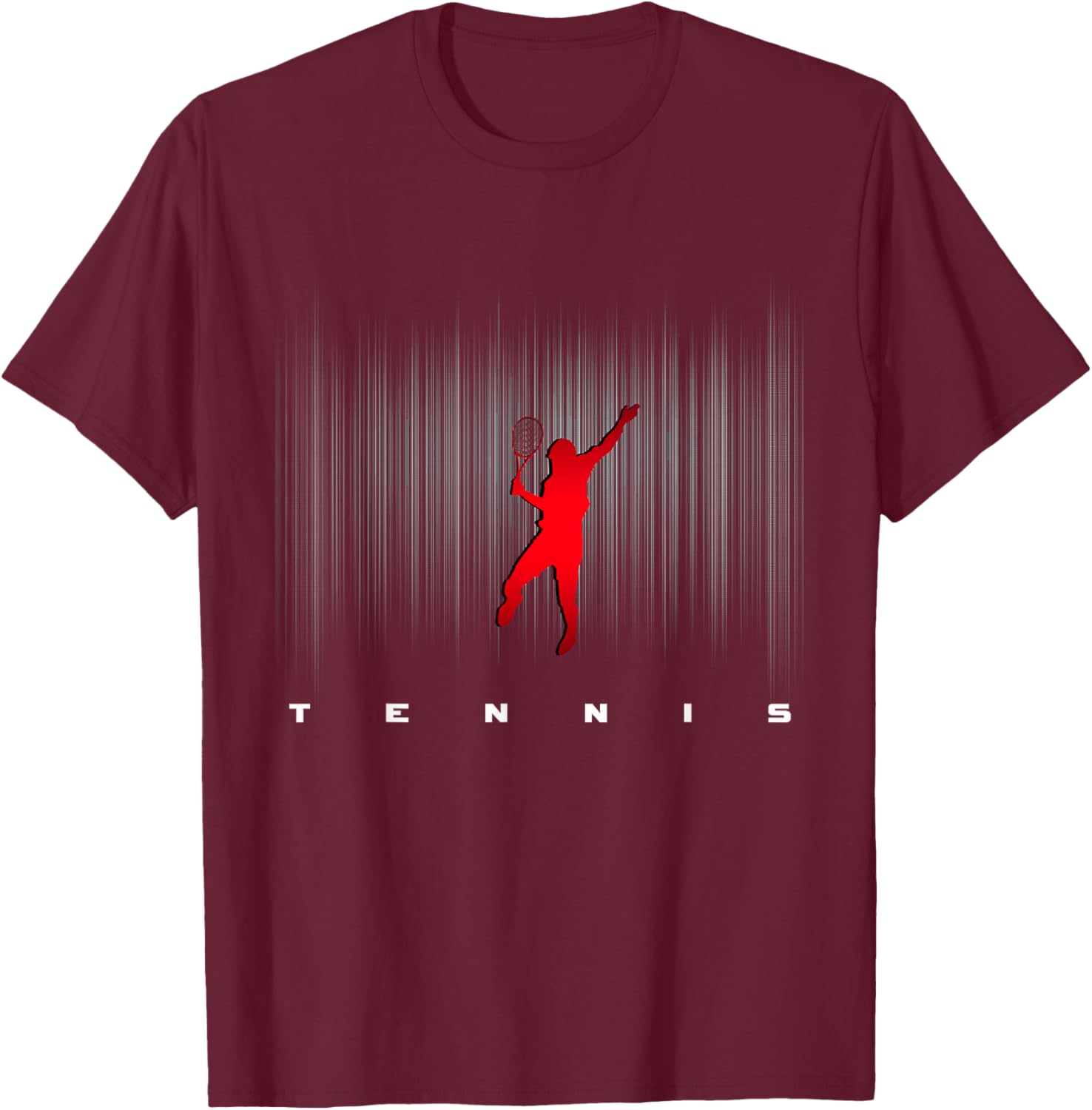 Tennis Apparel - Tennis T-Shirt - T-Shirt | Maroon