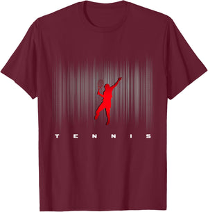 Tennis Apparel - Tennis T-Shirt - T-Shirt | Maroon