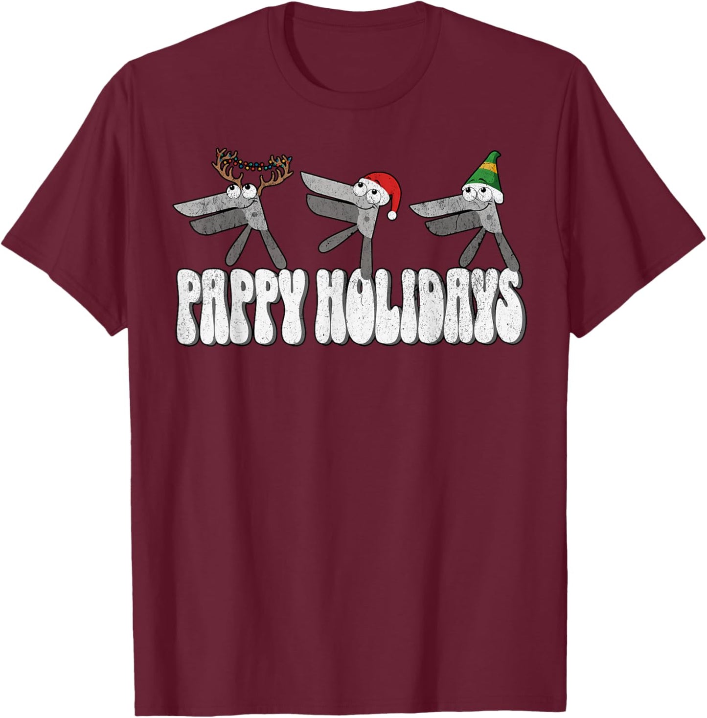 Reindeer Speculum Crew OBGYN Nurse Obstetrics Doula Xmas T-Shirt - T-Shirt | Maroon