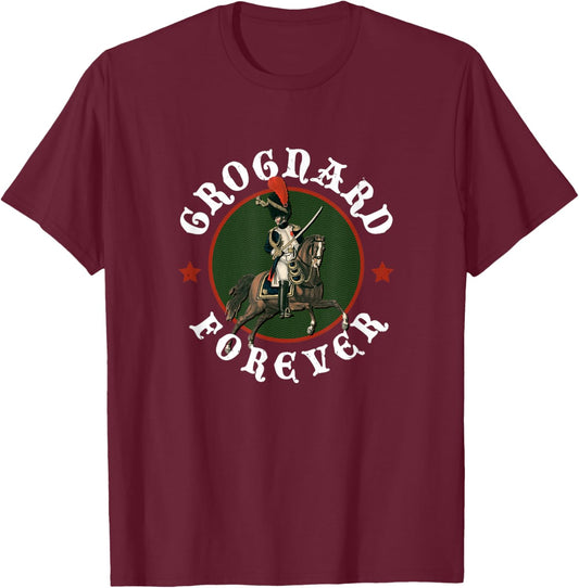 GROGNARD Forever Role Playing Tabletop Gaming T-Shirt - T-Shirt | Maroon